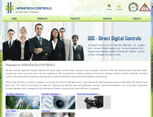 Tablet Screenshot of infratechcontrols.com